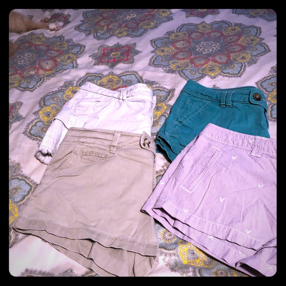 American eagle shorts size 10 lot of 4